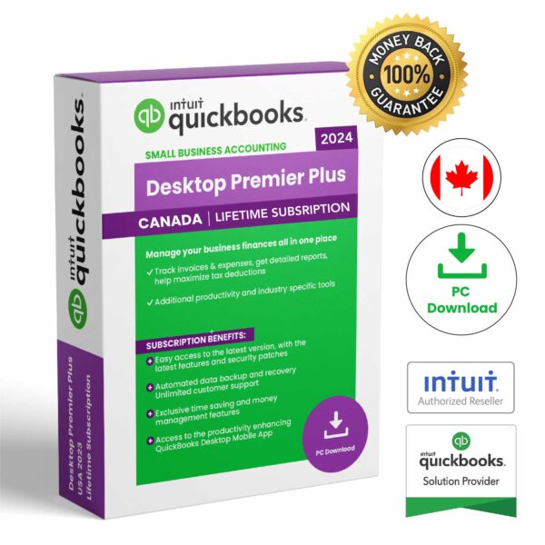 QuickBooks Desktop Premier 2024 | Lifetime Activation | CANADA Version